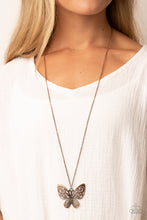 Load image into Gallery viewer, Paparazzi Butterfly Boutique - Copper - VENDOR _NAME - Sassy Sparkles $5 Jewelry
