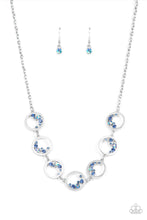 Load image into Gallery viewer, Paparazzi Blissfully Bubbly - Blue - VENDOR _NAME - Sassy Sparkles $5 Jewelry
