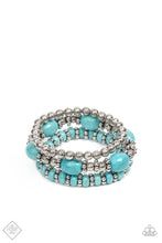 Load image into Gallery viewer, Paparazzi Take By Sandstorm - Blue - VENDOR _NAME - Sassy Sparkles $5 Jewelry
