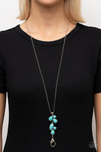 Load image into Gallery viewer, Paparazzi Wild Bunch Flair - Blue - VENDOR _NAME - Sassy Sparkles $5 Jewelry
