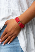 Load image into Gallery viewer, Paparazzi Lusting for Wanderlust - Red - VENDOR _NAME - Sassy Sparkles $5 Jewelry
