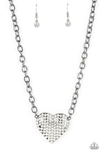 Load image into Gallery viewer, Paparazzi Heartbreakingly Blingy - Black - VENDOR _NAME - Sassy Sparkles $5 Jewelry
