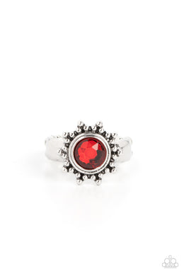 Paparazzi Expect Sunshine and Reign - Red - VENDOR _NAME - Sassy Sparkles $5 Jewelry