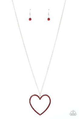 Paparazzi Va-Va-Valentine - Red - VENDOR _NAME - Sassy Sparkles $5 Jewelry