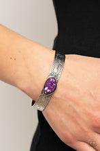 Load image into Gallery viewer, Paparazzi Gobi Glyphs - Purple - VENDOR _NAME - Sassy Sparkles $5 Jewelry
