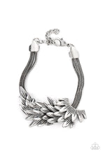 Load image into Gallery viewer, Paparazzi Boa and Arrow - Silver - VENDOR _NAME - Sassy Sparkles $5 Jewelry
