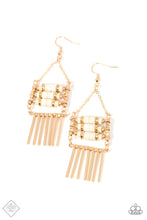 Load image into Gallery viewer, Paparazzi Tribal Tapestry - Gold - VENDOR _NAME - Sassy Sparkles $5 Jewelry
