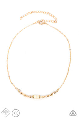 Paparazzi Retro Rejuvenation - Gold - VENDOR _NAME - Sassy Sparkles $5 Jewelry