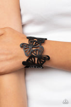Load image into Gallery viewer, Paparazzi Butterfly Breeze - Black - VENDOR _NAME - Sassy Sparkles $5 Jewelry
