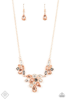 Paparazzi Completely Captivated - Rose Gold - VENDOR _NAME - Sassy Sparkles $5 Jewelry