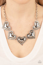 Load image into Gallery viewer, Paparazzi Kindred Hearts - Silver - VENDOR _NAME - Sassy Sparkles $5 Jewelry
