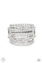 Load image into Gallery viewer, Paparazzi Knock-out Opulence - White - VENDOR _NAME - Sassy Sparkles $5 Jewelry
