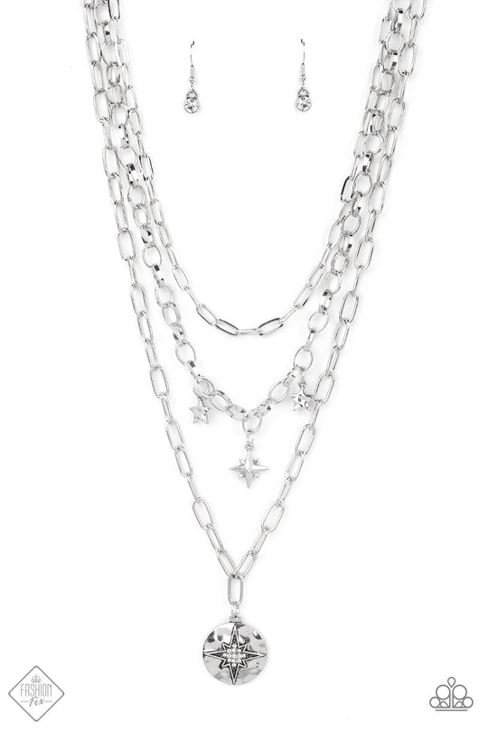 Paparazzi Under The Northern Lights - White - VENDOR _NAME - Sassy Sparkles $5 Jewelry
