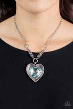 Load image into Gallery viewer, Paparazzi Heart Full of Fabulous - Blue - VENDOR _NAME - Sassy Sparkles $5 Jewelry
