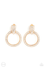 Load image into Gallery viewer, Paparazzi Sparkle at Your Service - Gold (Clip-On)
