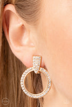 Load image into Gallery viewer, Paparazzi Sparkle at Your Service - Gold (Clip-On)
