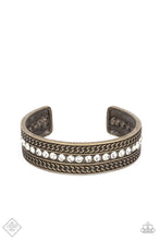 Load image into Gallery viewer, Paparazzi Grit Goals - Brass - VENDOR _NAME - Sassy Sparkles $5 Jewelry
