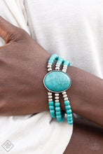 Load image into Gallery viewer, Paparazzi Stone Pools - Blue - VENDOR _NAME - Sassy Sparkles $5 Jewelry
