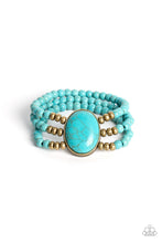 Load image into Gallery viewer, Paparazzi Stone Pools - Brass
