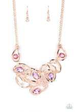 Load image into Gallery viewer, Paparazzi Warp Speed - Rose Gold - Life Of The Party July 2022 - VENDOR _NAME - Sassy Sparkles $5 Jewelry
