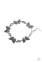 Load image into Gallery viewer, Paparazzi Has a Wing to It - Purple - VENDOR _NAME - Sassy Sparkles $5 Jewelry
