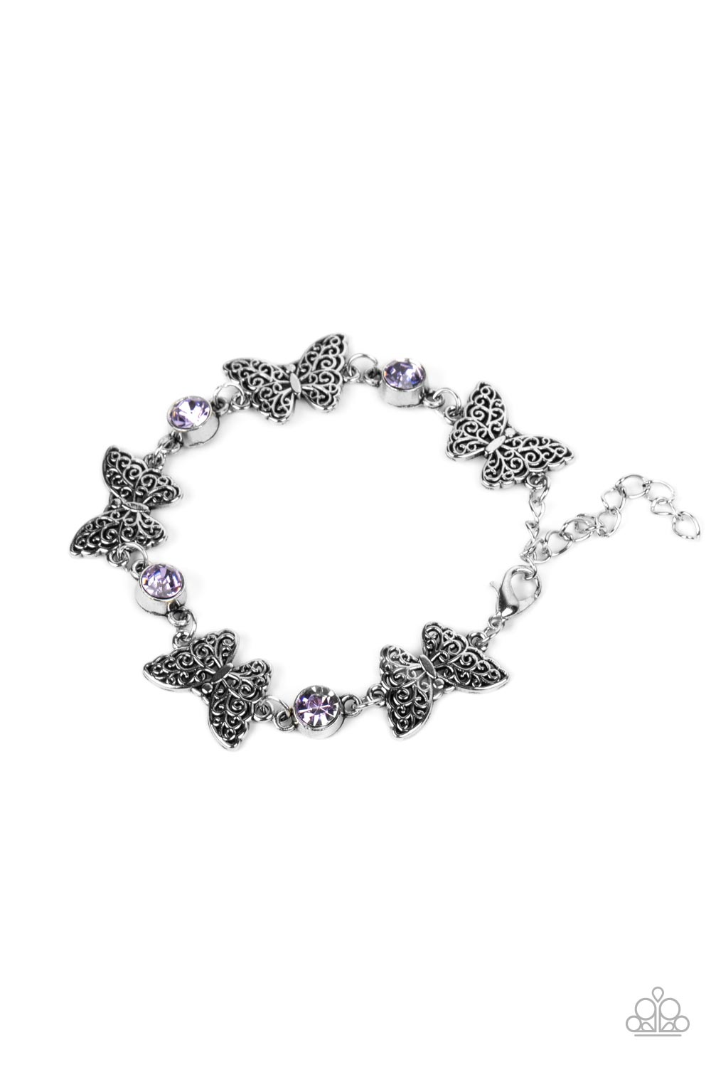 Paparazzi Has a Wing to It - Purple - VENDOR _NAME - Sassy Sparkles $5 Jewelry