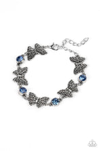 Load image into Gallery viewer, Paparazzi Has a Wing to It - Blue - VENDOR _NAME - Sassy Sparkles $5 Jewelry
