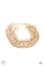 Load image into Gallery viewer, Paparazzi Interstellar Interlude - Gold - VENDOR _NAME - Sassy Sparkles $5 Jewelry

