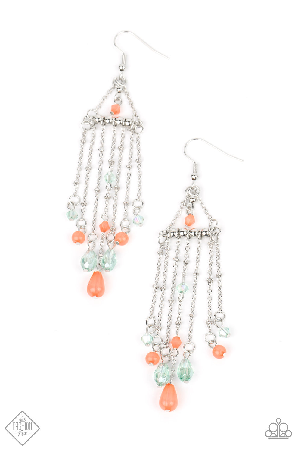 Paparazzi Marina Breeze - Orange - Fashion Fix July 2022 - VENDOR _NAME - Sassy Sparkles $5 Jewelry