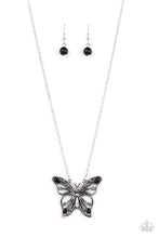 Load image into Gallery viewer, Paparazzi Badlands Butterfly - Black
