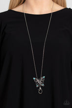 Load image into Gallery viewer, Paparazzi Badlands Butterfly - Blue (Lanyard)
