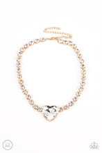 Load image into Gallery viewer, Paparazzi Heart in My Throat - Gold

