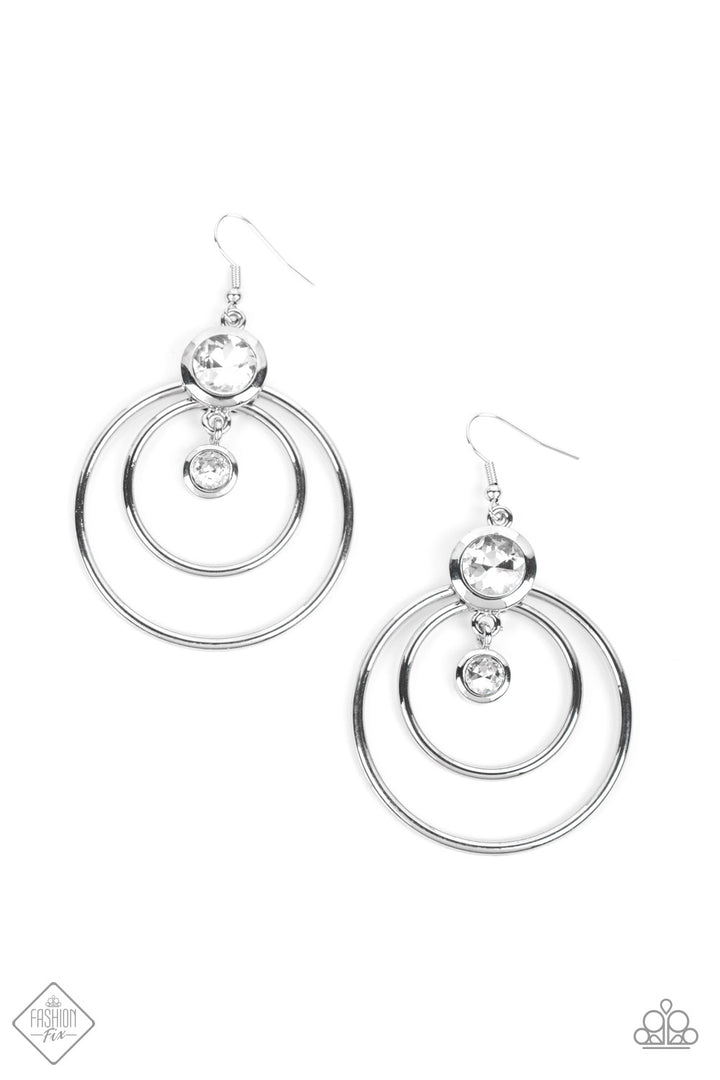 Paparazzi Dapperly Deluxe - White - Fiercely 5th Avenue - November 2022