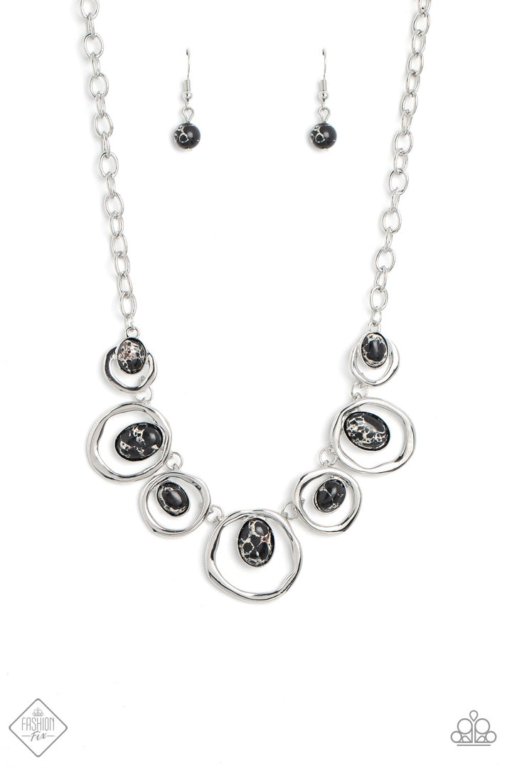Paparazzi Marble Medley - Black - Fashion Fix December 2022