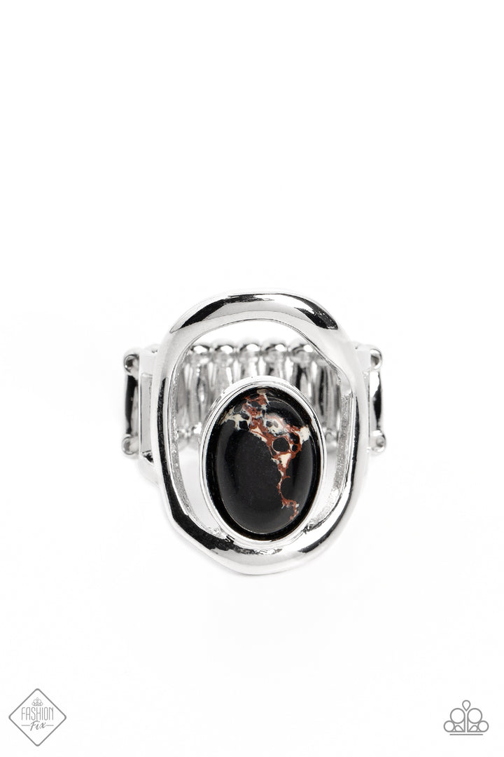 Paparazzi Marble Masterpiece - Black - Fashion Fix December 2022