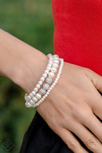 Load image into Gallery viewer, Paparazzi Showy Soprano - White - Fashion Fix December 2022
