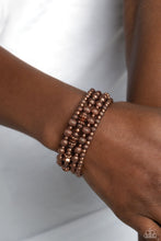 Load image into Gallery viewer, Paparazzi Striped Stack - Copper
