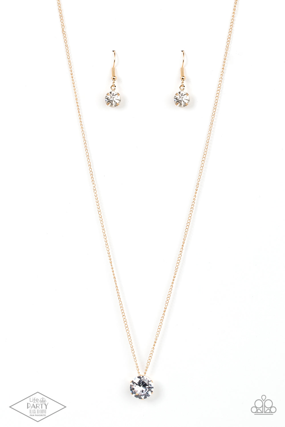 Paparazzi What A Gem - Gold - VENDOR _NAME - Sassy Sparkles $5 Jewelry