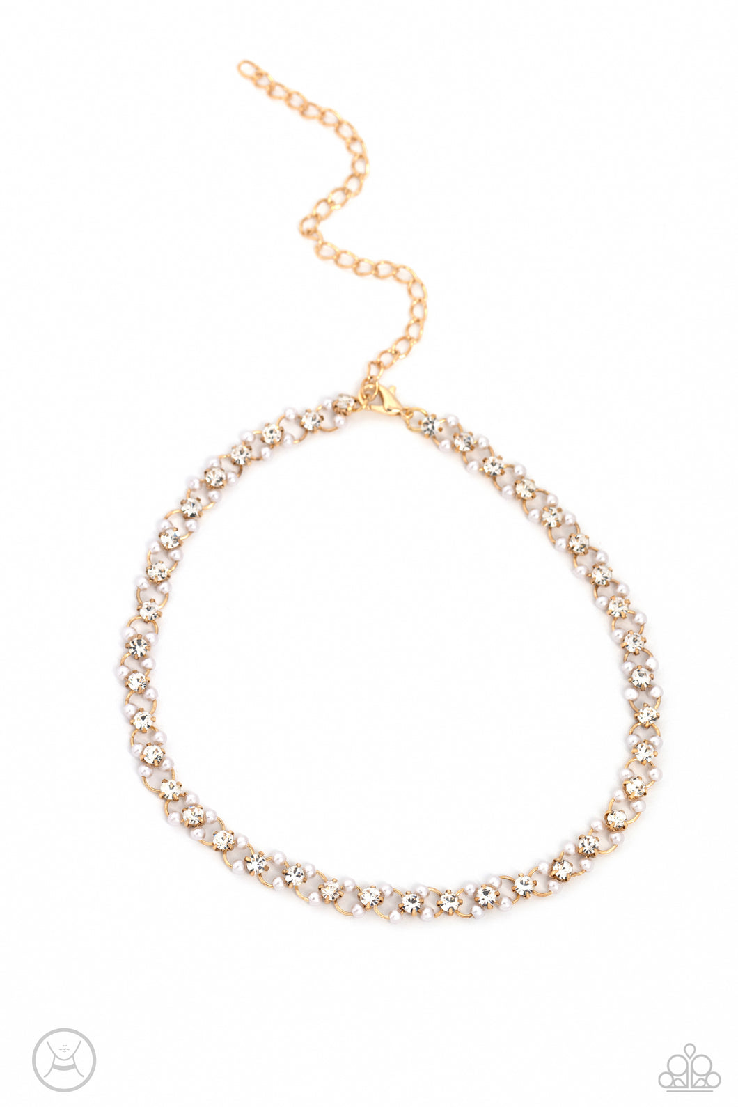 Paparazzi Classy Couture - Gold (Choker)