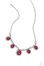 Load image into Gallery viewer, Paparazzi Teardrop Team - Red
