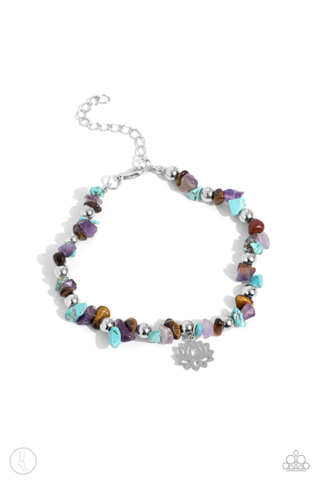 Paparazzi Lotus Landslide - Multi (Anklet)