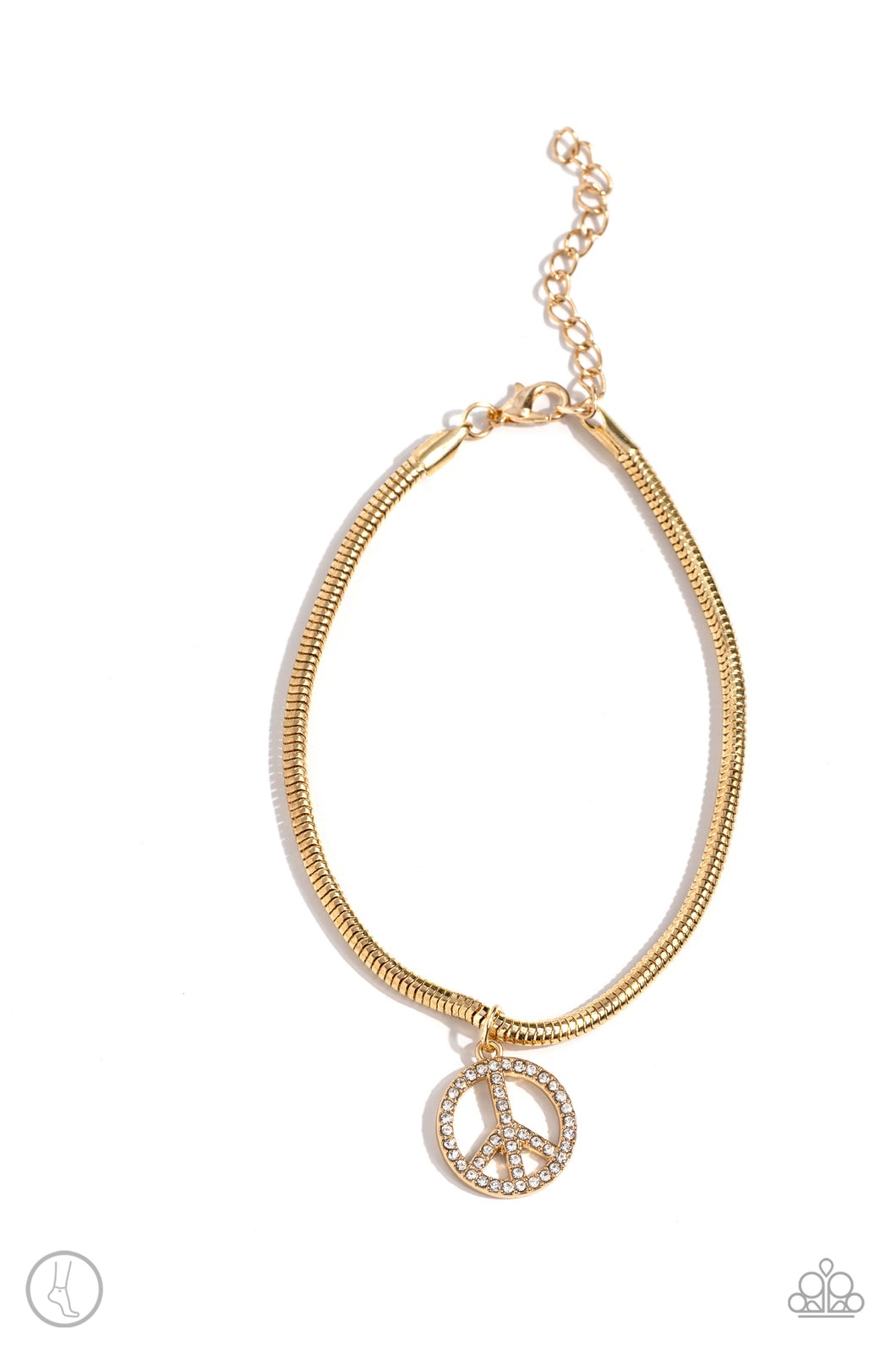 Paparazzi Pampered Peacemaker - Gold (Anklet)