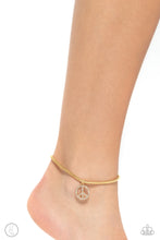 Load image into Gallery viewer, Paparazzi Pampered Peacemaker - Gold (Anklet)
