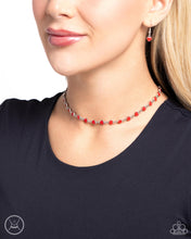 Load image into Gallery viewer, Paparazzi Dancing Dalliance - Red (Choker)
