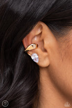 Load image into Gallery viewer, Paparazzi Twisting Teardrop - Gold (Ear Cuff)
