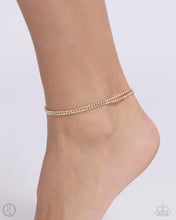 Load image into Gallery viewer, Paparazzi Dainty Declaration - Gold (Anklet)
