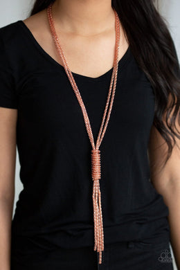 Paparazzi Boom Boom Knock You Out - Copper - VENDOR _NAME - Sassy Sparkles $5 Jewelry