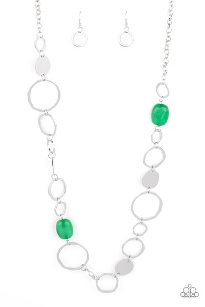 Colorful Combo - Green - VENDOR _NAME - Sassy Sparkles $5 Jewelry
