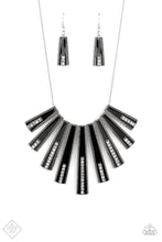 Load image into Gallery viewer, Fan-tastically Deco - Black freeshipping - Sassy Sparkles $5 Jewelry
