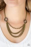 Load image into Gallery viewer, Chains of Command - Brass - VENDOR _NAME - Sassy Sparkles $5 Jewelry
